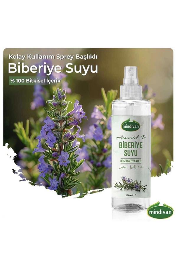 Biberiye Suyu Dökülme Karşıtı Ve Saç Uzamasında Etkili Sprey Şişe Saç Toniği Hızlı Uzama 250 ml - Image 1