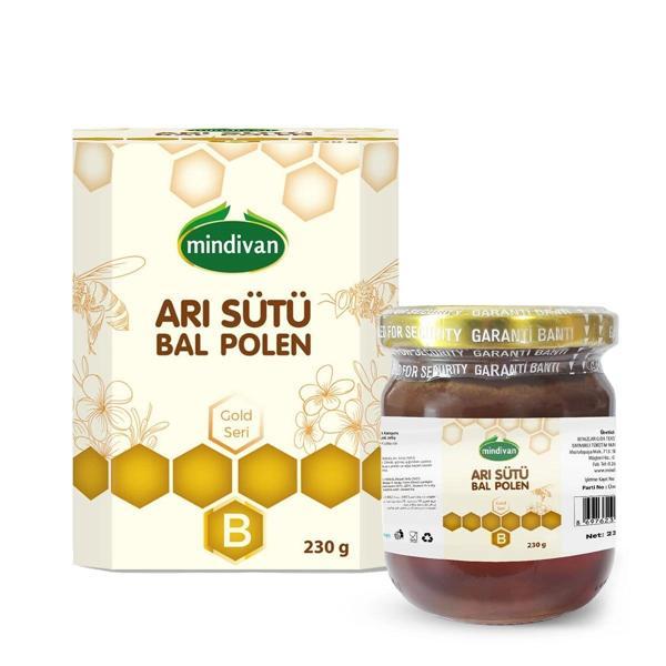Mindivan Arı Sütü Bal Polen (Bebe) - Image 1