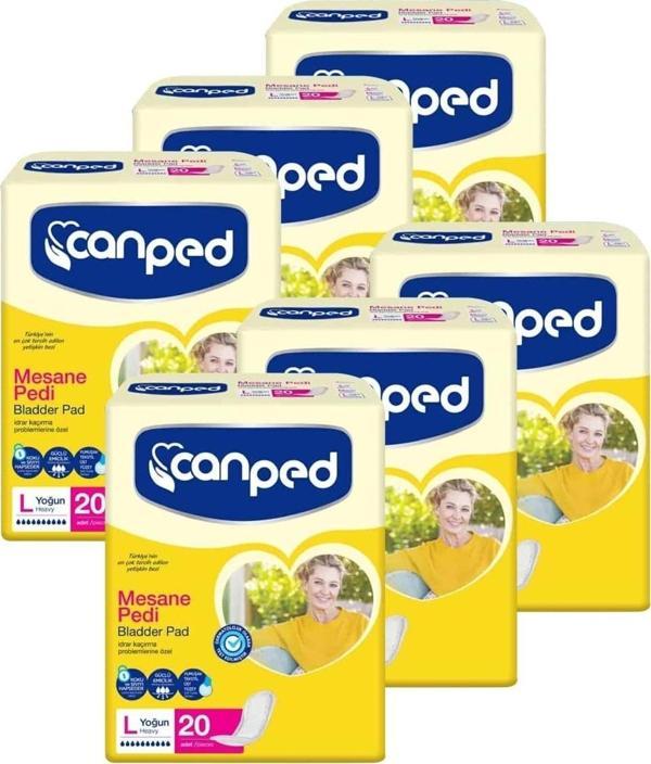 Canped Mesane Pedi Yoğun L Beden 120 Adet - Image 1