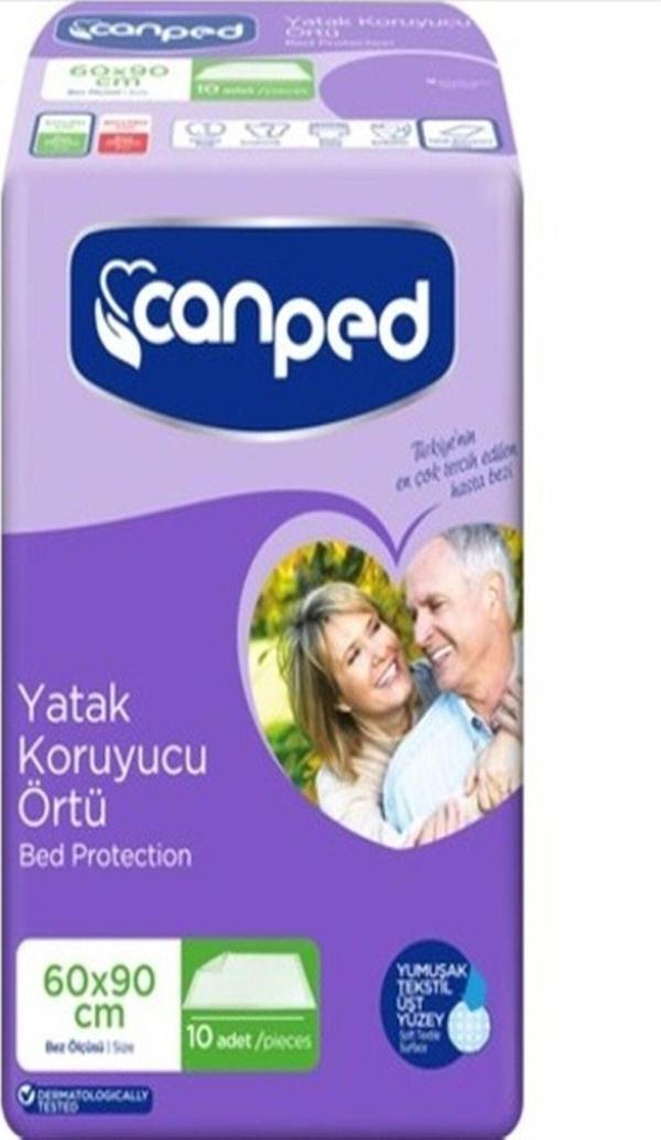 Canped Yatak Koruyucu Örtü 60x90 cm 10lu Paket - Image 1