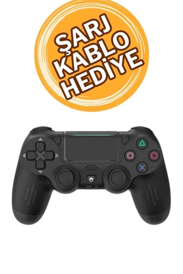 Ps4 Kol Wireless Bt Kablosuz Oyun Kolu Ps4 Joystick Tablet Telefon Pc Uyumlu Titreşimli Oyun Kolu - Image 1