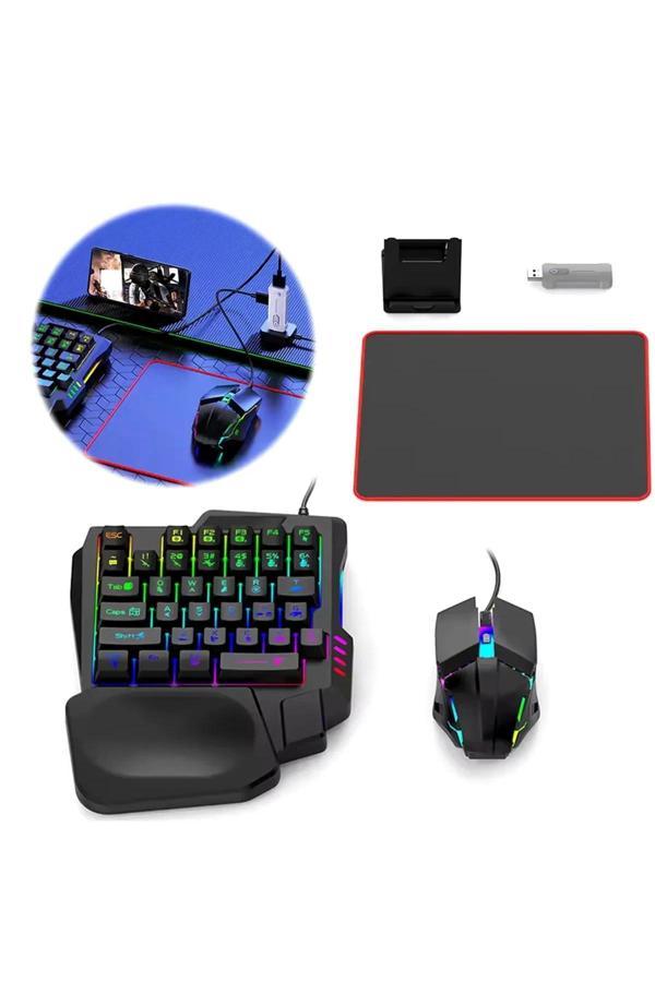 Pubg Mobil Oyun Kiti 5in1 Bt5.3 Klavye Mouse Dönüştürücü Seti Pugb Seti - Image 1