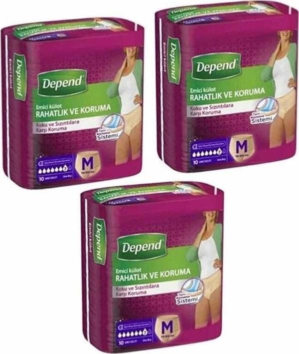Depend Emici Külot Bez M Beden 30 Adet (70 Cm -105 Cm) - Image 1