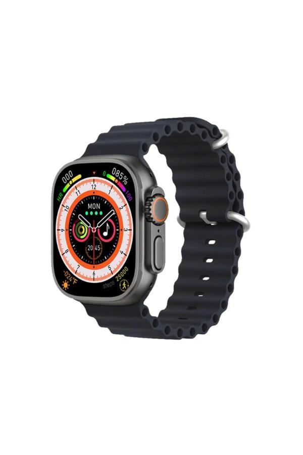 Ultra Akıllı Saat Spor Erkekler Kadınlar Nfc Bt Çağrı Kablosuz Şarj Apple Android Uyumlu - Image 1