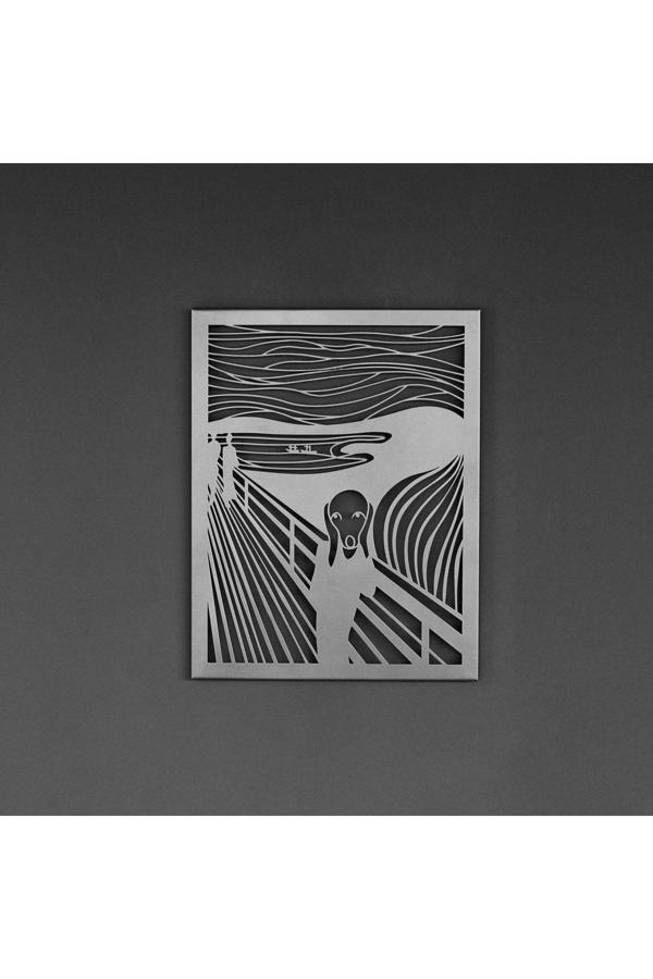 Colorfull Worlds Edvard Munch'Un Çığlık (The Scream By Edvard Munch) Isimli Metal Duvar Dekoru - Image 1