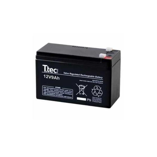 Ttec 12V 9AH Bakımsız Kuru Akü - Eski Akü İadesiz - Image 1