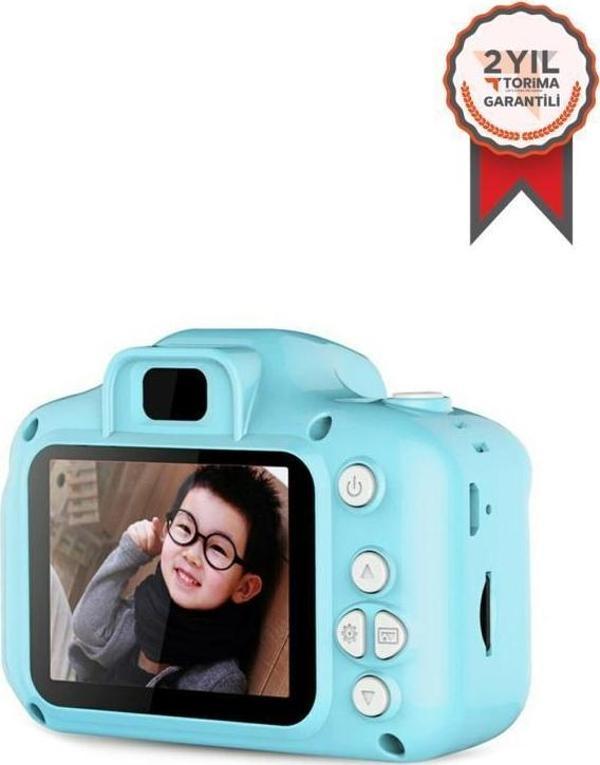 Torima Mavi Renk Mini 1080p Hd Çocuk Kamera Dijital Fotoğraf Makinesi 2.0 Inç Ekran - Image 1