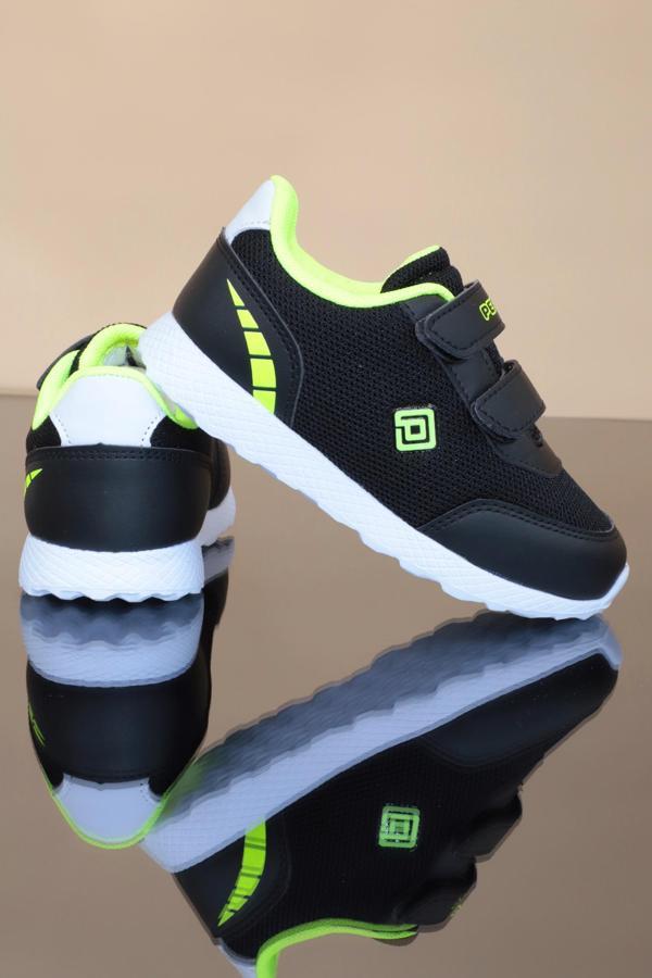 Kidessa 1218 Anatomik Taban Unisex Çocuk Spor Ayakkabı - NKT01218-siyah-28 - Image 1