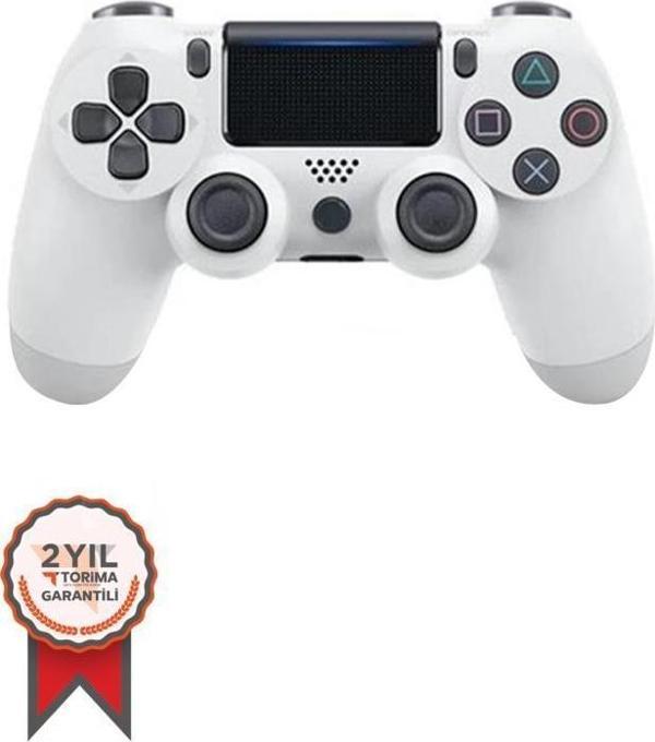 Torima Doubleshock 4 Kablosuz Titreşimli Oyun Kolu PS4 Beyaz - Image 1
