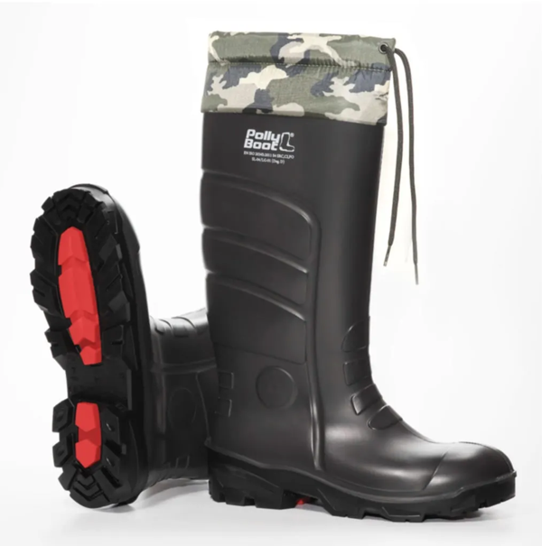 Polly Boot 2117 Galaxy Vega Avcılık,Balıkçılık,İnşaat,Çiftçilik ve Çok Amaçlı Boğazlı Çizme - NKT02117-siyah-44 - Image 1