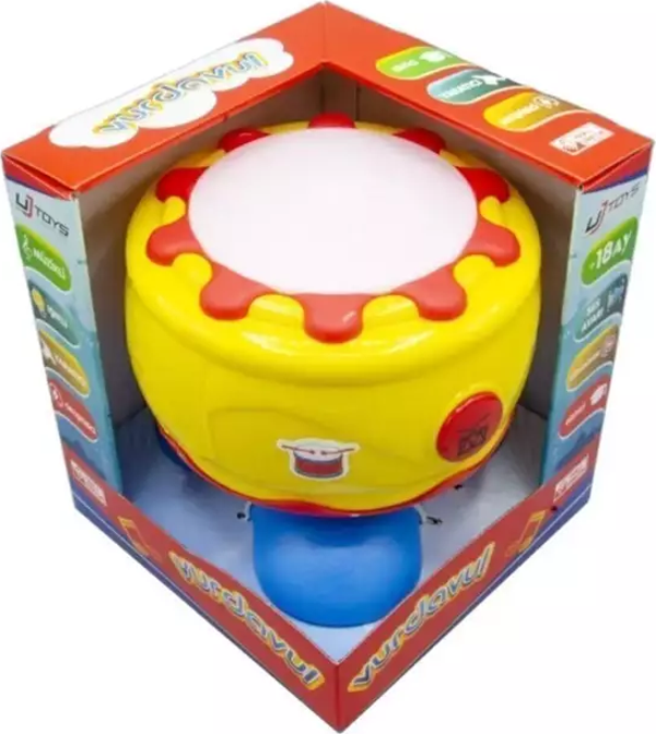 UJ Toys Müzikli Ve Işıklı Yaratıcı Vur Davul - Image 1