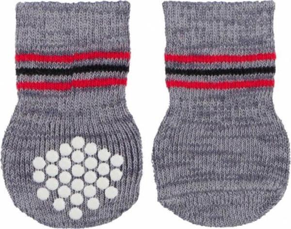 Trixie Köpek Çorabı Kaydırmaz 2 Adet L-XL 2 Adet Gri - Image 1