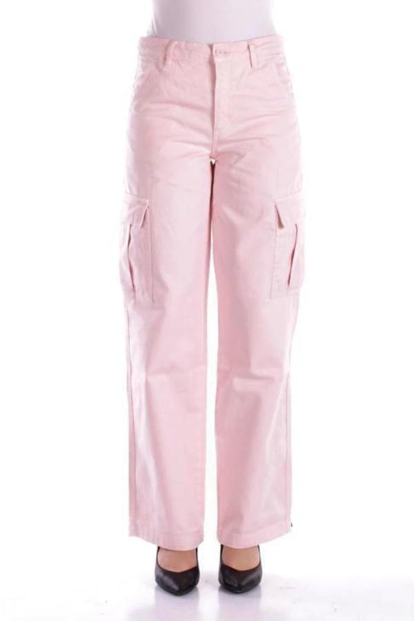 Guess Jeans GJ CARGO CHINO Kadın Pembe Pantolon W4YB61WGCV1-A61U - Image 1