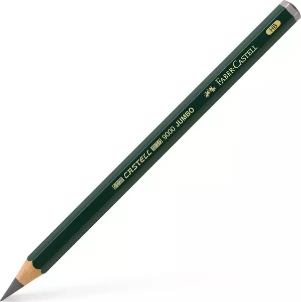 Faber-Castell 9000 Jumbo Dereceli Kurşun Kalem HB - Image 1
