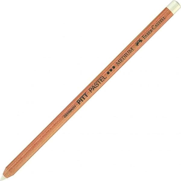 Faber-Castell Pitt Pastel Monochrome Boya Kalemi Medium Beyaz / 101 - Image 1
