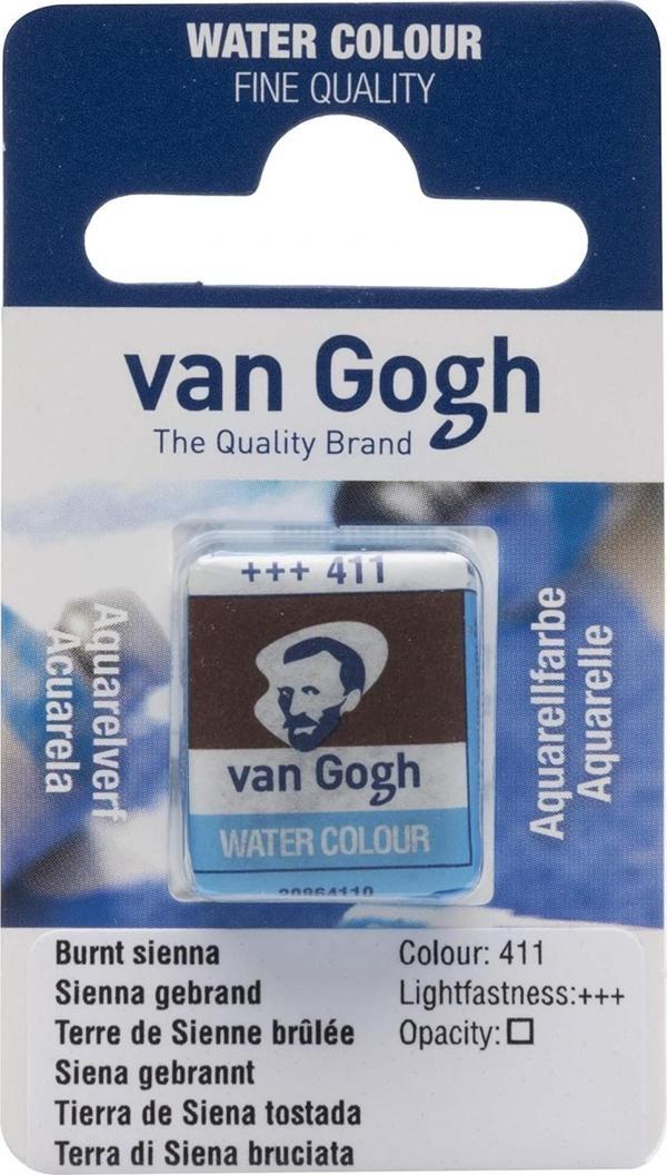 Van Gogh Suluboya Tablet Burnt Sienna - Image 1