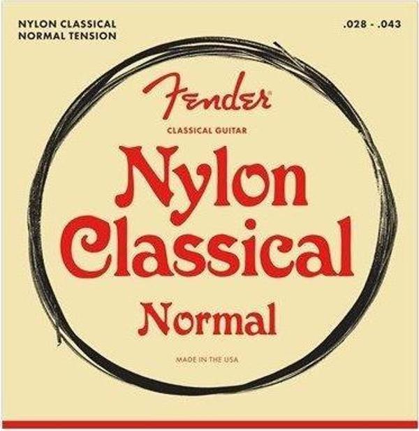Fender 100 NYLON Klasik Gitar Teli CLEAR/SILVER (yeni versiyon) - Image 1