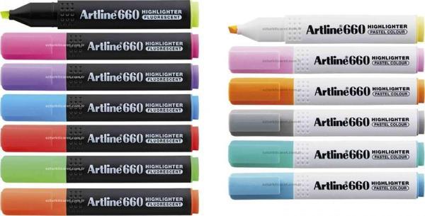 Artline 660 Neon + Pastel Seri 13 Renk Fosforlu Kalem Seti - Image 1