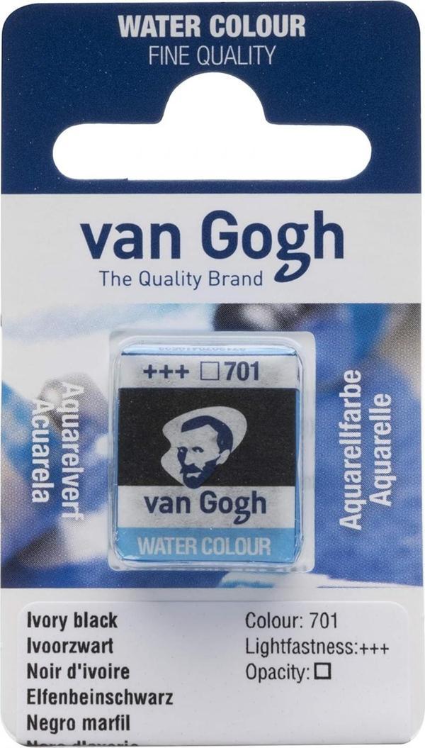 Van Gogh Suluboya Tablet Ivory Black - Image 1