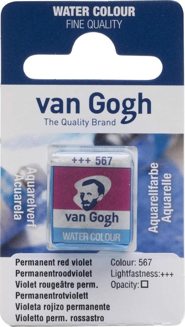 Van Gogh Suluboya Tablet Permanent Red Violet - Image 1