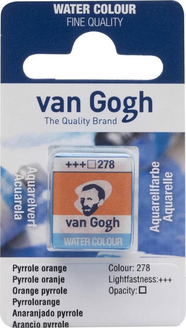 Van Gogh Suluboya Tablet Pyrrole Orange - Image 1