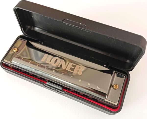 Honer H1005 Profesyonel Ağız Mızıkası - Metal Gövde - Siyah - C - Image 1
