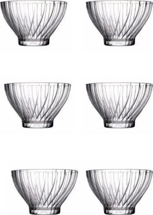 Paşabahçe 530226 Bouquet Büyük Çerezlik Kase 6 Adet 290 cc - Image 1
