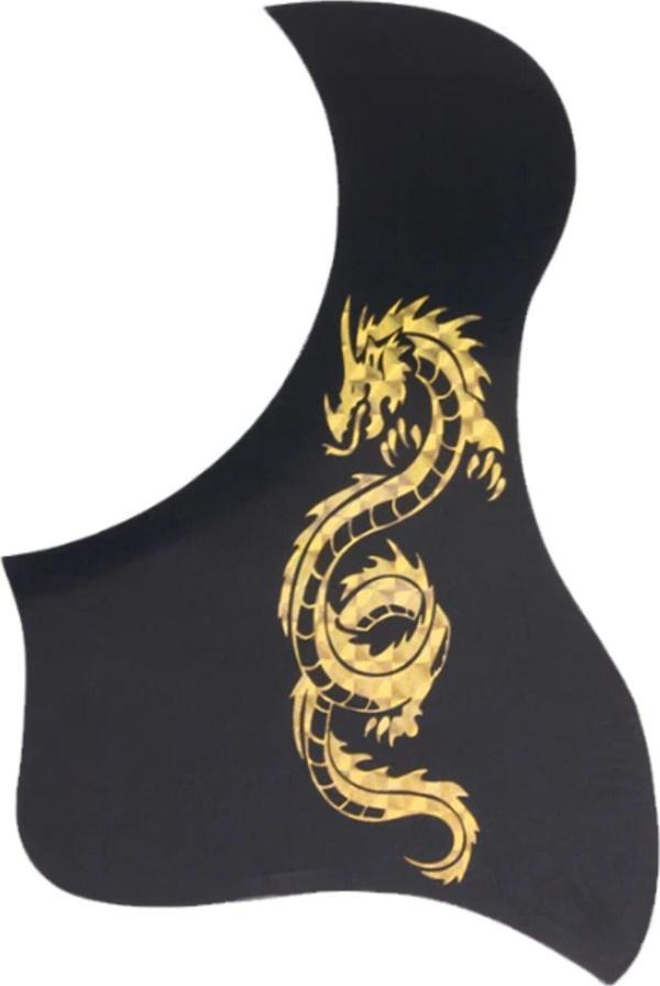 PG170YW Pickguard Gitar Pena Koruyucu Dragon sarı - Image 1