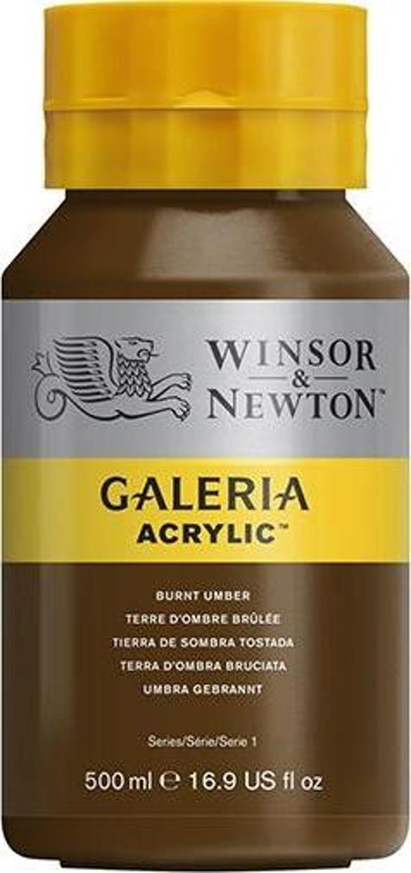 Winsor & Newton Galeria Akrilik Boya 500ml Burnt Umber 76 - Image 1