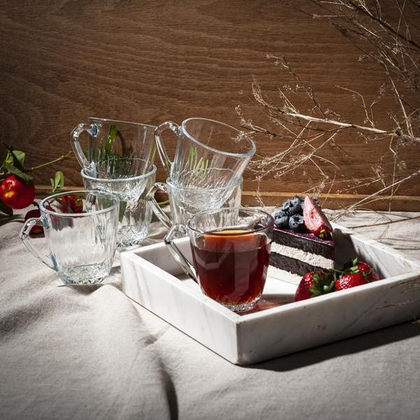 Paşabahçe 55733 Mercan 6'lı Çay-Kahve Kupası 160 cc - Image 1