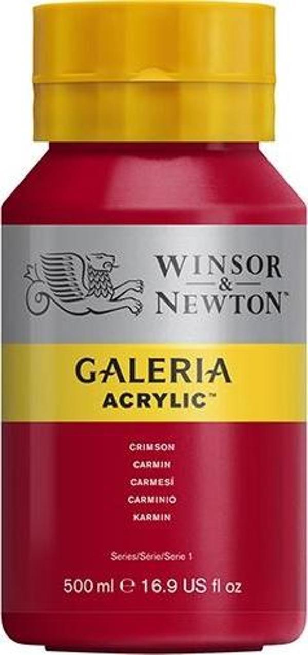 Winsor & Newton Galeria Akrilik Boya 500ml Crimson 203 - Image 1