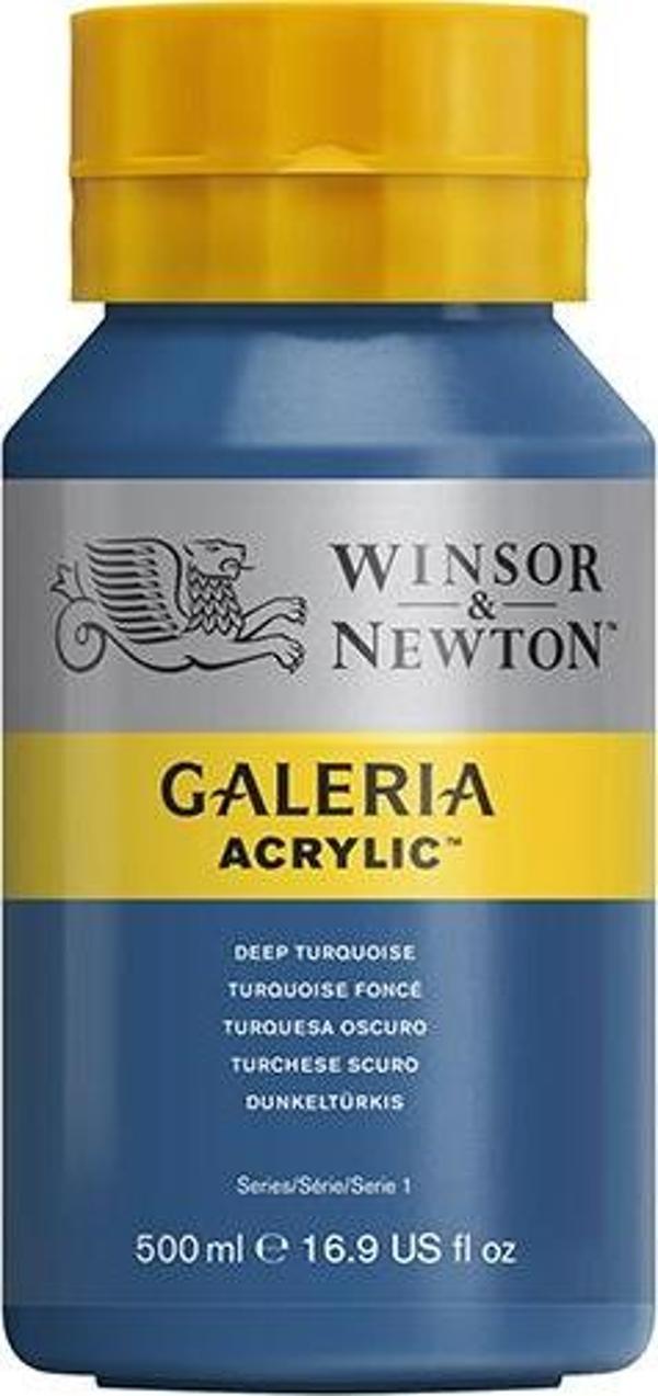Winsor & Newton Galeria Akrilik Boya 500ml Deep Turquoise 232 - Image 1