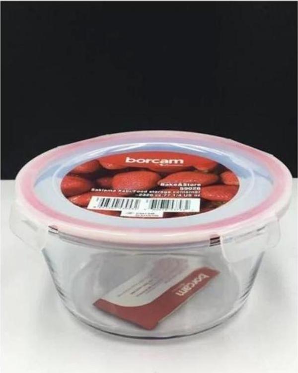 Paşabahçe 59026 Bake Store Cam Saklama Kabı Borcam 2320 cc - Image 1