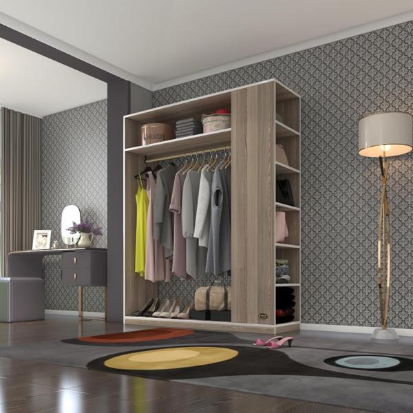 Kenzlife giysi dolabı bayram 180*150*40 crd gardırop - Image 1