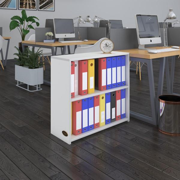 Kenzlife klasörlük raflı burutay byz 70*80*30 kitaplık ofis arkalıksız - Image 1