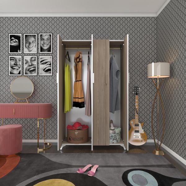 Kenzlife gardırop 4 kapaklı kapılı defne 168*100*42 crd ayaklı gardolap dolap - Image 1