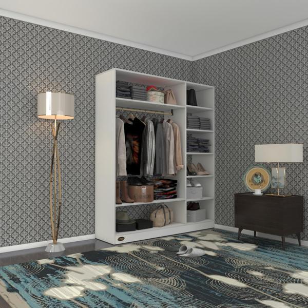 Kenzlife giysi dolabı dursun 180*150*40 byz gardırop - Image 1