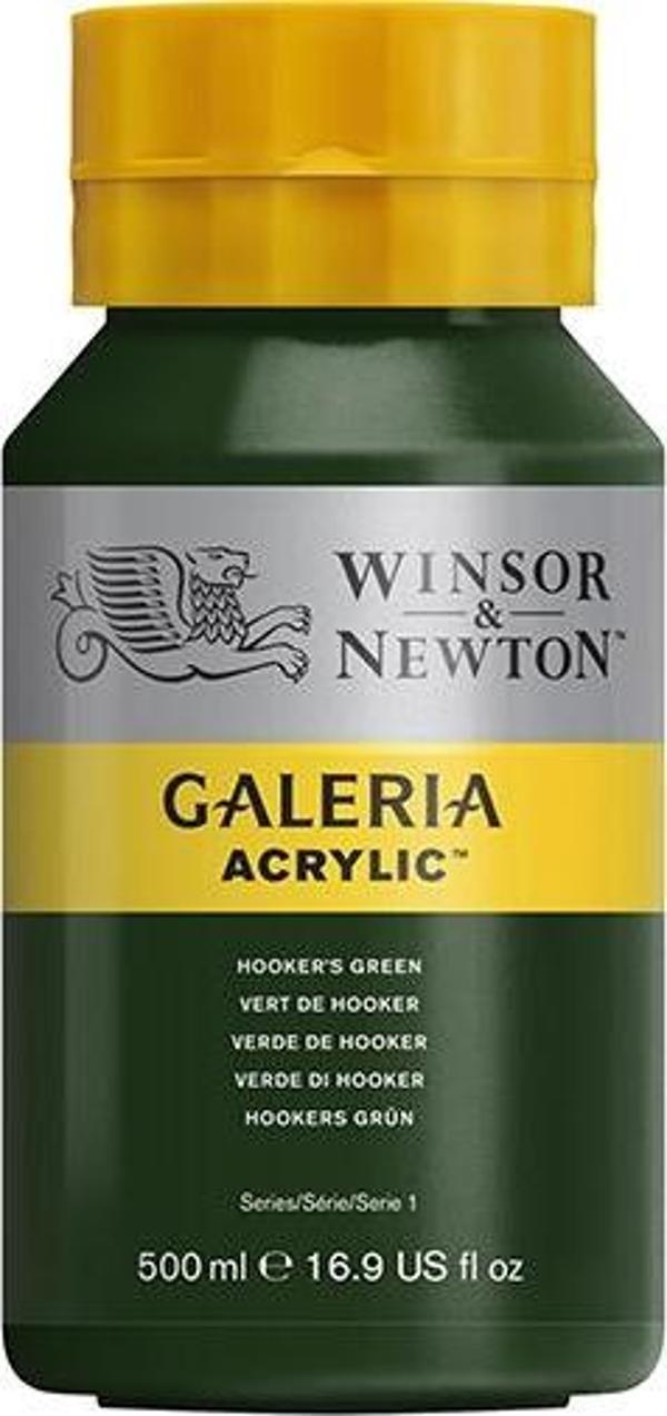 Winsor & Newton Galeria Akrilik Boya 500ml Hooker’s Green 311 - Image 1