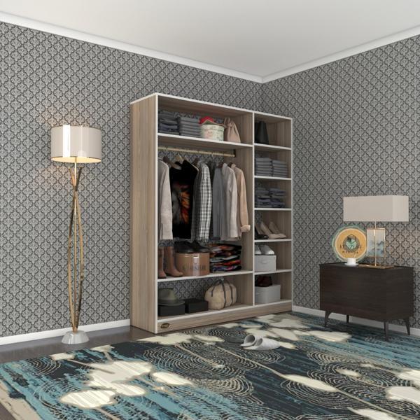 Kenzlife giysi dolabı dursun 180*150*40 crd gardırop - Image 1