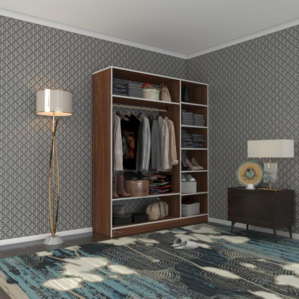 Kenzlife giysi dolabı dursun 180*150*40 cvz gardırop - Image 1