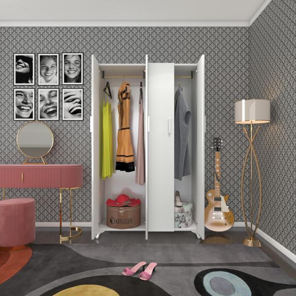 Kenzlife gardırop 4 kapılı defne 168*100*42 byz ayaklı gardolap dolap ofis - Image 1