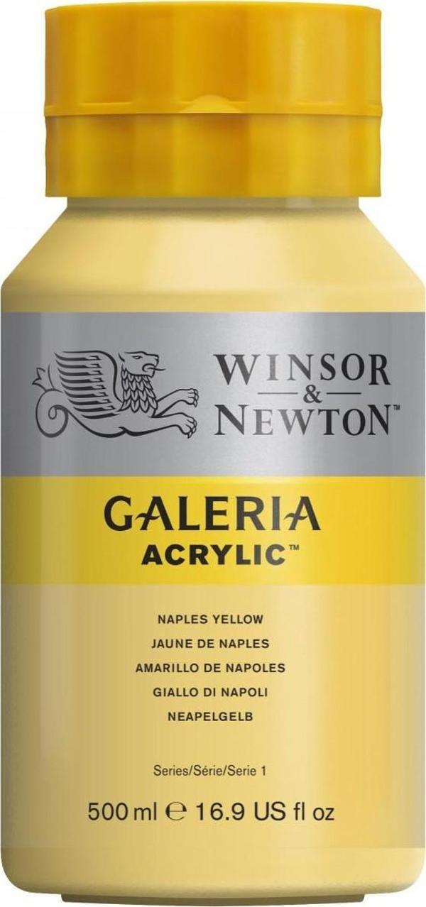 Winsor & Newton Galeria Akrilik Boya 500ml Naples Yellow 422 - Image 1