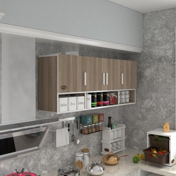 Kenzlife hazır mutfak konsta crd 060*150*32 mutfak banyo dolabı kapaklı raflı - Image 1