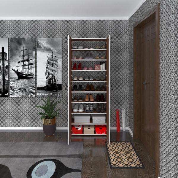 Kenzlife ayakkabılık ayakkabı dolabı kilitli gutan cvz 180*70*32 kapaklı ofis dolabı iki bölme - Image 1