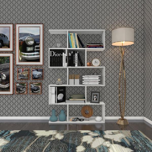 Kenzlife kitaplık firuze 150*090*20 byz duvar rafı  - Image 1