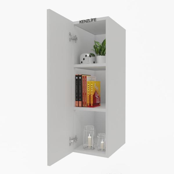 Kenzlife mutfak dolabı irem  060.030.32 byz 2 raflı kapaklı  ofis banyo kiler evrak kitaplık - Image 1