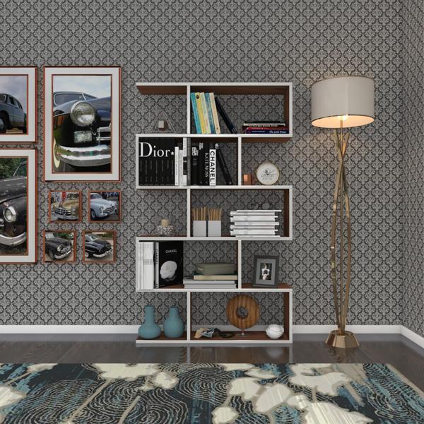 Kenzlife kitaplık firuze 150*090*20 cvz duvar rafı  - Image 1