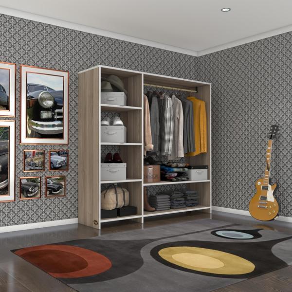 Kenzlife giysi dolabı mükremin 150*150*40 crd gardırop - Image 1