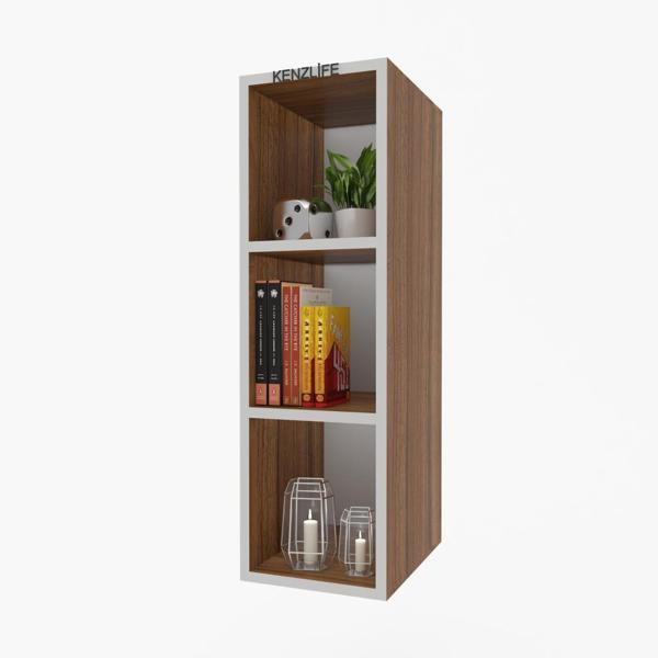 Kenzlife mutfak dolabı ıtır 090.030.30 cvz 2 raflı kapaksız ofis banyo kiler evrak kitaplık - Image 1