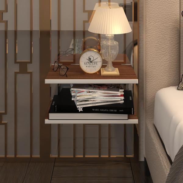 Kenzlife komodin guiseppe cvz komidin 39*19 2 parça duvara monte askı aparatlı (mng) - Image 1